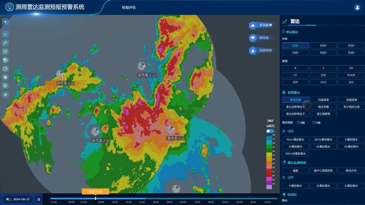 水利测雨雷达监测预报预警系统